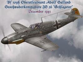 Bf 109F Adolf Galland MG 131