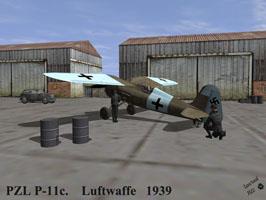 PZL P-11c. Luftwaffe 1939