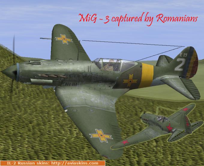МиГ-3 захваченый Румынами