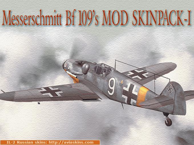 Messerschmitt Bf 109s MOD SKINPACK