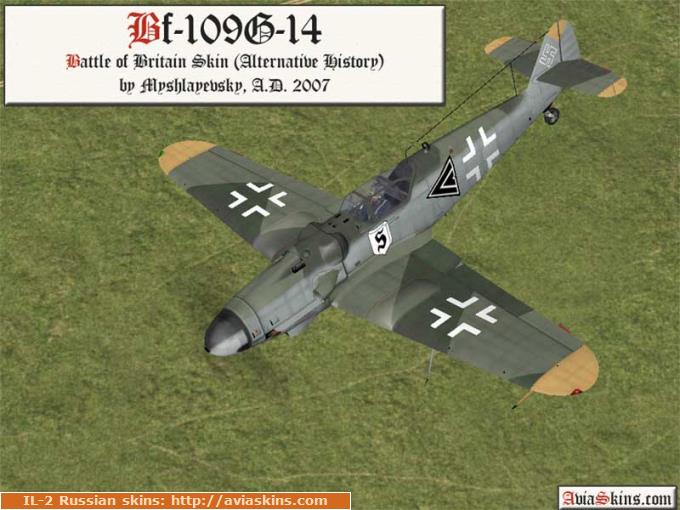 Bf-109G-14 Alternative History BoB