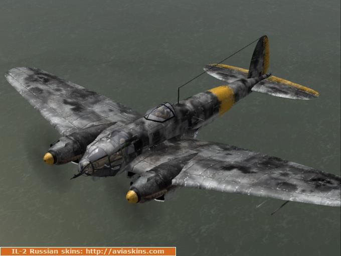 He-111H-6 Gray-Black v4.08