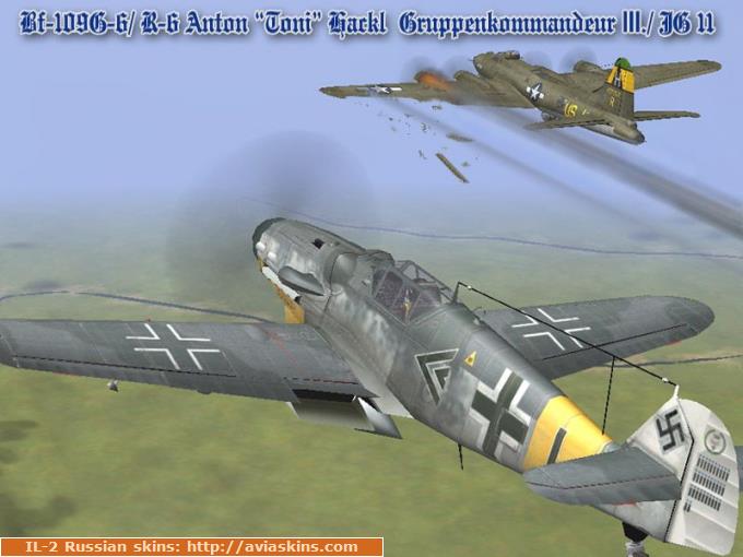 Bf-109G-6/ R-6 Anton Toni Hackl