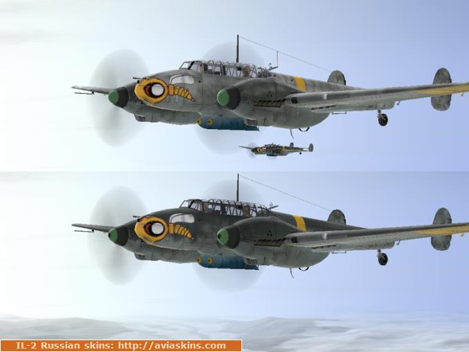 Bf-110 ZG1  "unmarked" for DGen Summer/Winter