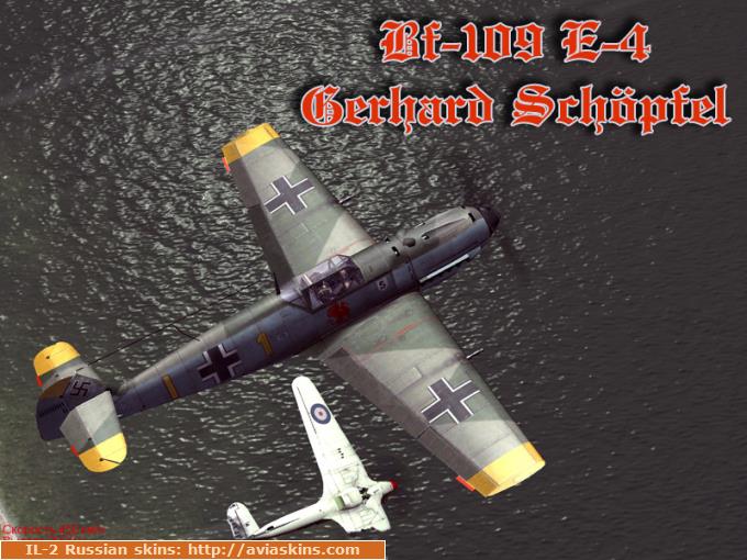 Bf-109 E-4 Gerhard Sch&#246;pfel