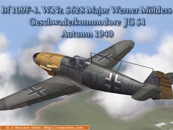 Bf 109F-1. W. M&#246;lders
