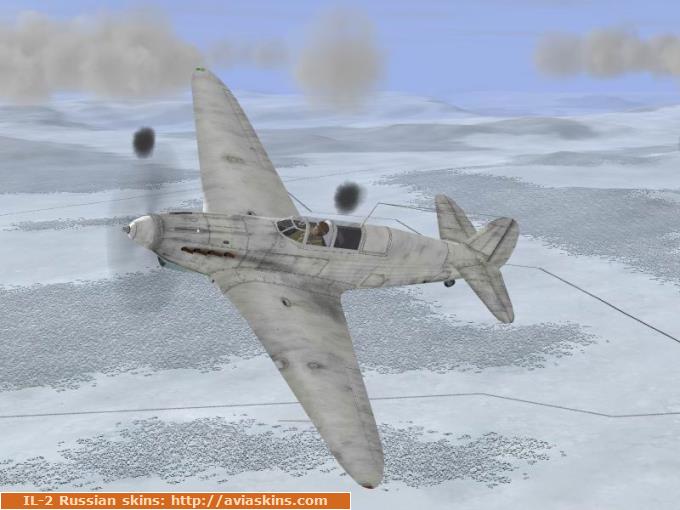 Yak-7A winter camo