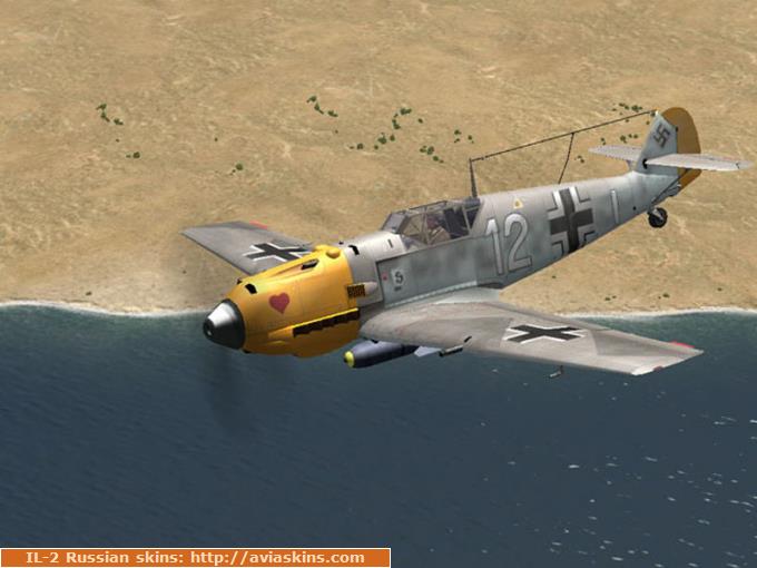 Bf-109 E-7/B (trop)  VII./JG26