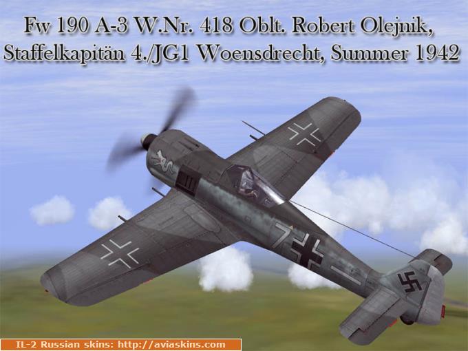 Fw 190 A-3 W.Nr. 418 