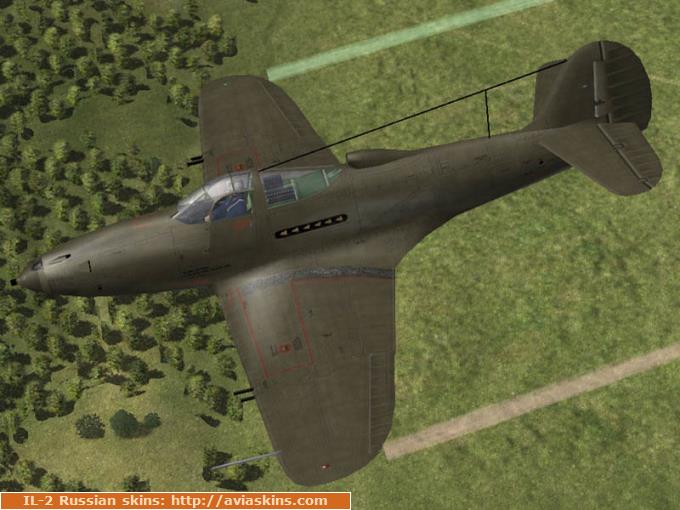 P-39 N1 Olive Drab ver.3 (+-  Q1,Q10)
