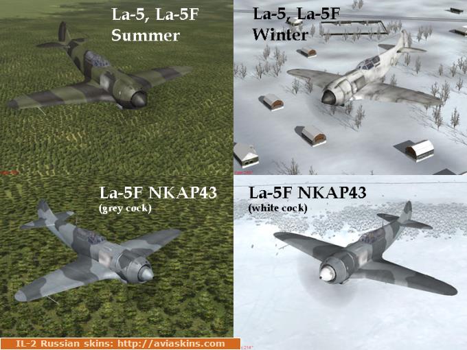 Skinpack La-5, La-5F